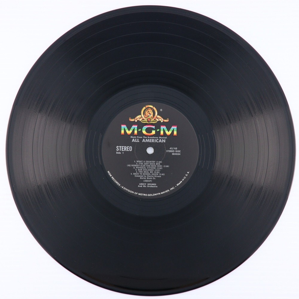 LeRoy Holmes Orchestra All American Vinyl LP Record Broadway 1962 MGM SE 4034 - Picture 9 of 15
